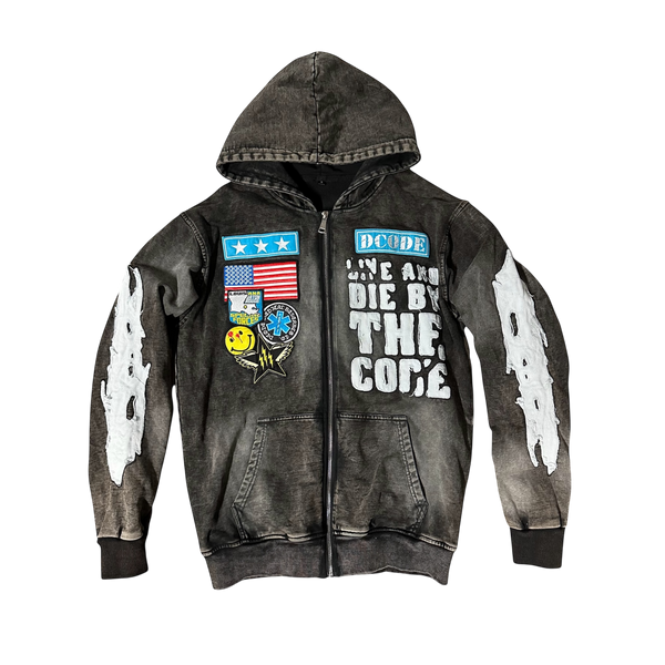 Patchwork Zip-Up